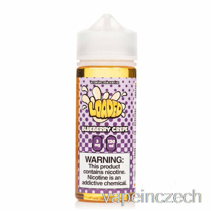 Borůvkový Krep - Plněný E-liquid - Nemilosrdné Páry - 120 Ml 6mg Vape Pero